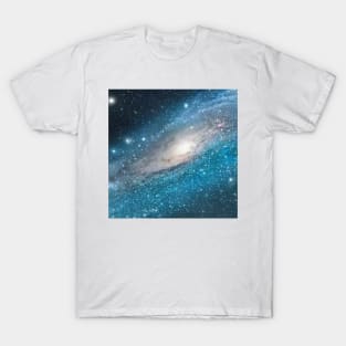 Teal Blue Galaxy T-Shirt